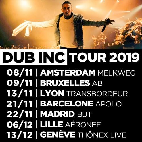 Risultati immagini per dub inc tour 2019